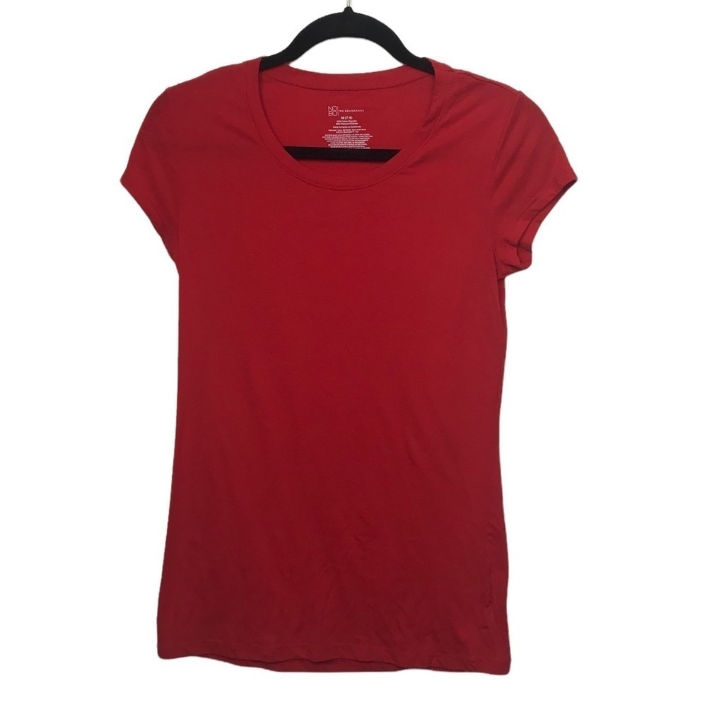 No Boundaries Red Short Sleeve Tee Juniors Medium 7 - 9